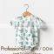 Breathable summer kids wear printing cotton baby romper