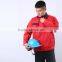 Orange Short Sleeve Zipper Front Reflective Shirt&Pant Welding Gardening Uniform