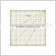 Factory wholesale high end non toxic artwork making plastic quiting ruler in size 16cm*16cm 3mm thicklness #kpr1616