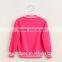 Custom girls baseball style cardigan sweater