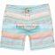 Customize Classic Board Short for Man Breathable Recycled Polyester Cotton Construction Swim Trunk Side And Hidden Back Pocket