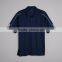 3 Strip Sleeve Moisture Polo Company Workers Uniform Custom Logo Heat Sealed on Back of Neck 100% Polyester Pique Mens Polo Whol