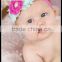 Baby Hair Accessories Headbands with Big Chiffon Flower baby elastic hairband