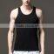 Mens Black Plain Custom Gym Stringer Vest