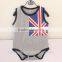 OEM baby boy's clothes 100% cotton short sleeve rompers