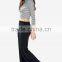 Loose-fit Elasticized Waist Wideleg Harm Pants Unlined Pants