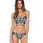 2016 fashion sexy push up straps women bikini swimwear bathing suit bikini with decorated bra