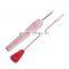 Stainless Steel Crochet Hook With Plastic Pink Handle 13.5cm x 1.8cm 15.6cm x 1.8cm, 1 Set