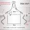 New Design Poly Cotton Black Bib Apron Hotel Kitchen Apron