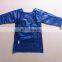 waterproof blue plastic kids drawing apron