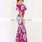 New model full print sublimation sexy women dress africa Ankara dashiki long maxi dress