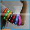 Imprinted promotion LED flashing slap armband for outdoor sports like runing,biking, walking ect