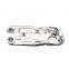 foldable durable 12 in 1 multi tool with stainless steel body and replaceable poket clip
