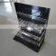 Assembly transparent plexiglass 4 layer nail polish display showcase