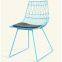 Modern style metal wire fashion creative chair cafe restaurant chairs