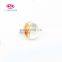 Best selling fashion accessory pendant 8*10 mm charm champagne round crystal ball for woman