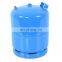 3KG Second hand empty cooking lpg gas cylinders with burner