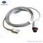 Philips M1568A Kit IBP Cable to Utah/Edward/Abbott Transducer Adapter Cable