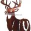 Laser Cut Elk Metal craft l Art Home Decor for Christmas gift