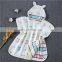 Cheap Hot large 100% cotton gauze baby bath towel set
