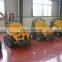 mini digger with cement mixer