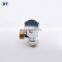 BT3016 good price brass two-way slow opening angle valve