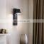 Hotel Project Indoor Wall Mounted Night Light Black Wall Sconce with Switch