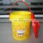 2l cheap food grade plastic bucket with lid