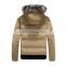 100% polyester Best quality cheap portable down jacket custom puffer jacket faux fur Puffer coat for men in winter