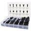 PVC 8.2mm-24.1mm Head Diameter Black Automotive Plastic Fasteners