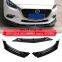 car exterior accessories  carbon  fiber  spillter for mazda 3 front lip  14-19