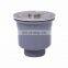 Bronze Siphon Pop Up Plug Bathtub Drain With Overflow Bathroom Waste Basket Bottle Trap 32mm Chrome