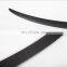 Universal matte dry carbon fiber rear roof spoiler tail trunk lip rear wing car decoration fit for tesla model 3 Y