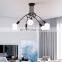 Modern Chandeliers Lamp 3/5/8 Heads Black Iron Pendant Light