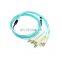 30Meter mpo/mtp female connectors Fiber Patch cord 8fiber Multi-mode OM3 mtp to 4x lc