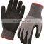 EN3884543 HPPE Cut Resistant Sandy Nitrile Coated Western Working Safety Gloves