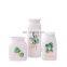 Low-key Simple Luxury Bronzing White Ceramic Vase Three-piece Home Decoration Crafts
