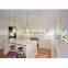 Luxury modular design blue and white modern stylish cupboards wooden pantry kitchen cabinet