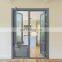 hurricane proof casement aluminum door glass main door