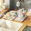 Plastic Kitchen Multifunctional Sink Eco Friendly Vegetable Food Drain Basket Storage Box