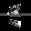 Custom clear transparent acrylic window bird feeder with drain hole