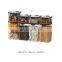 BPA free stackable food clear storage bins with lids set airtight round clear clear storage container