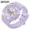 SANDA 6068 Women's Watches Multifunction Military Quartz Digital Wristwatch Casual Clock watches digitals