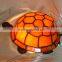 tiffany table lamp stained glass yellow tortoise night light LED decoration light