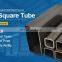 MS Square Carbon Steel square tube 50x100mm carbon rectangular black steel pipe