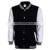 Baseball men jacket with leather sleeve custom embroidery patched logo varsity duffle OEM ODM