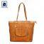 Vintage Style Swiss Cotton Lining Material Luxurious Women Genuine Leather Handbag