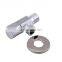 stainless steel 1/2 brass seat ms 3 ways ball faucet globe stop angle valve for hot water cold water