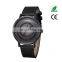 SHENGKE SK Men Watch Leather Band Matte Black Watches Custom Logo Brand Your Name K9015G Alloy Watches