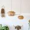Hot Sale Rattan Lampshade rattan pendant light wicker indoor ceiling light decor made in vietnam